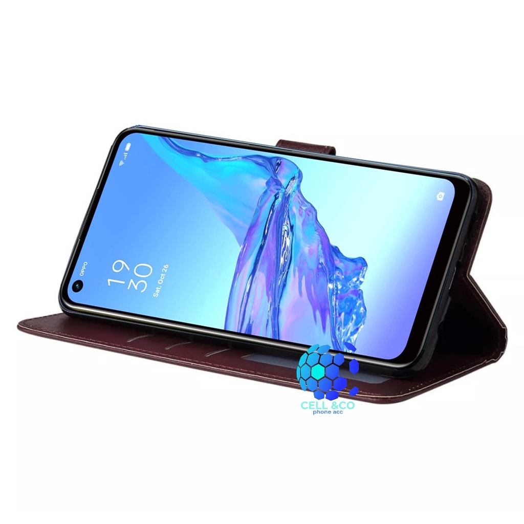 NEW OPPO RENO 7 Z CASE FLIP LEATHER WALLET PREMIUM FLIP CASE BUKA TUTUP KESING HP CASING FLIP CASE WALLET OPPO RENO 7Z