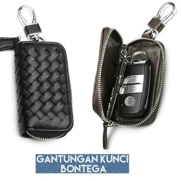 Masih ready pesanan Dompet Kunci Mobil Anyam Botega Veneta Car Key Storage 356 Import ~