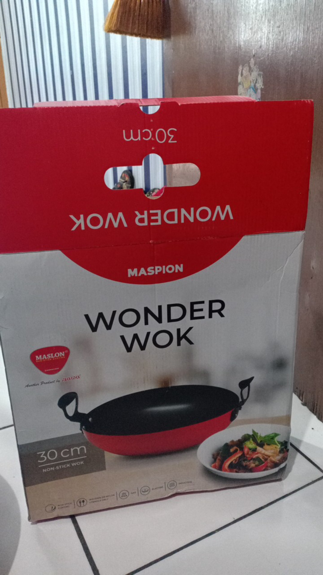 Wajan Wonder Wok Maslon 27cm, 30cm, 33cm, 36cm