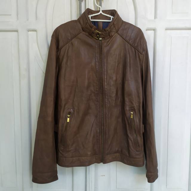 JAKET KULIT MASSIMO DUTTI PRELOVED