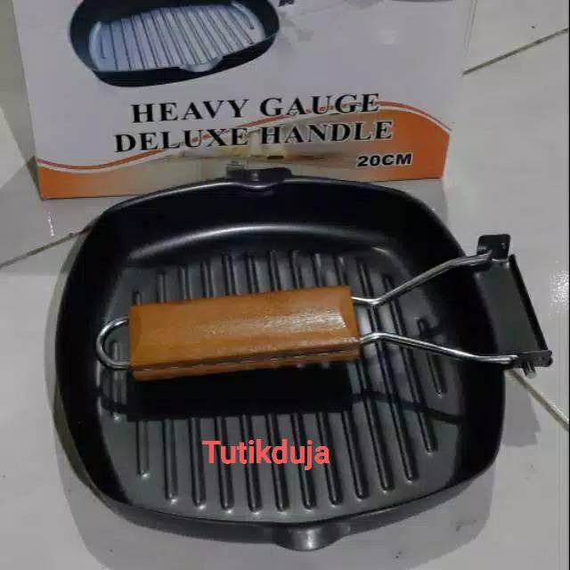 [FREE BUBLE ] SQUARE GRILL PAN 20 CM