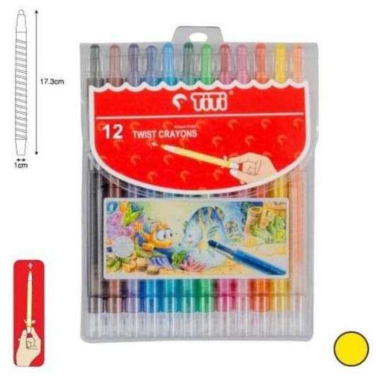 

Diskon mingguan KRAYON PUTAR 12 WARNA TITI / CRAYON PUTER PANJANG JOYKO N77O05..!|!