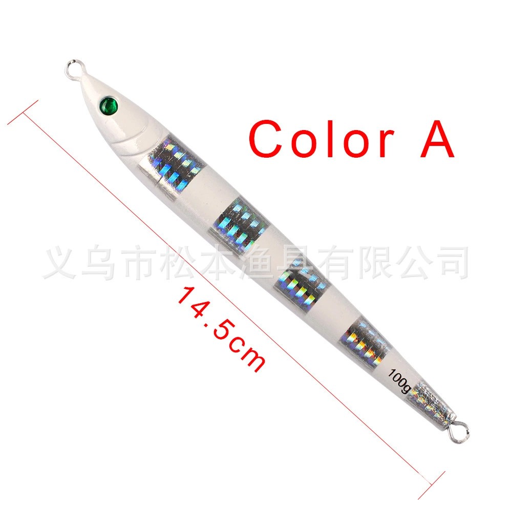 1Pcs Laser Metal Lead Umpan Pancing Jig 10G 17G 28G 40G Swimbait Bass Wobbler Fishing Bait Jigging Memancing Sinking