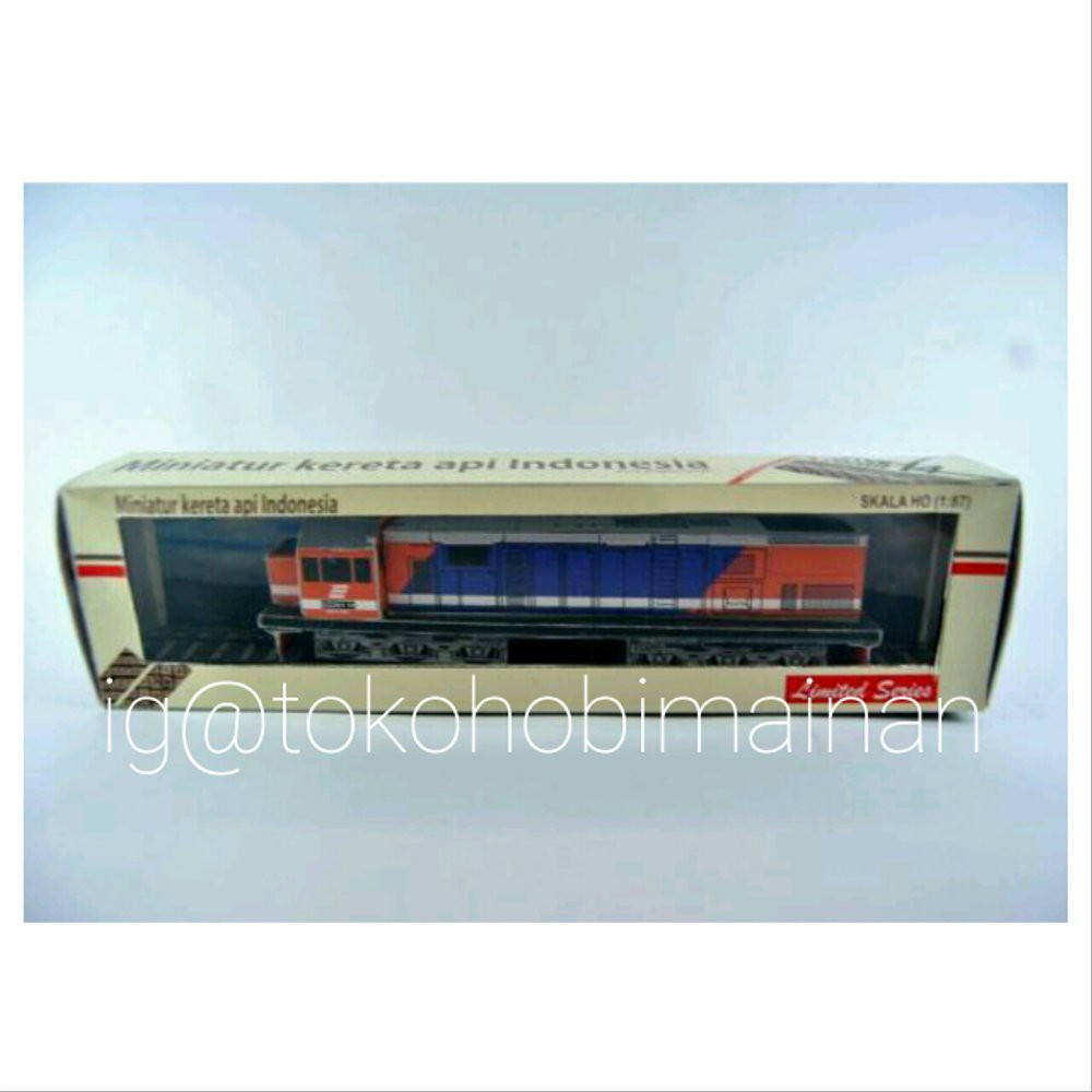 Jual lokomotif cc201 perumka - miniatur kereta api indonesia Limited