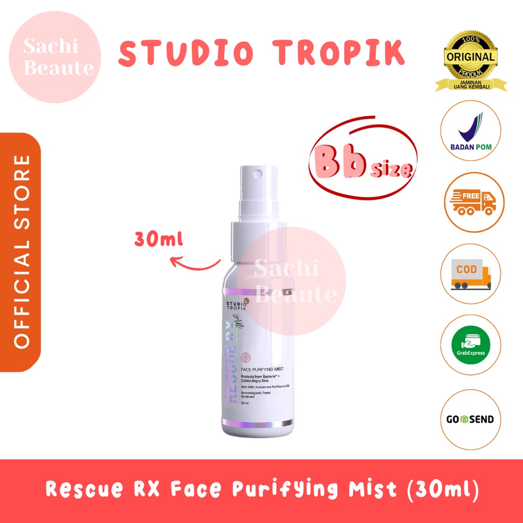Studio Tropik Bb Size Rescue RX - Antibacterial Face Mist