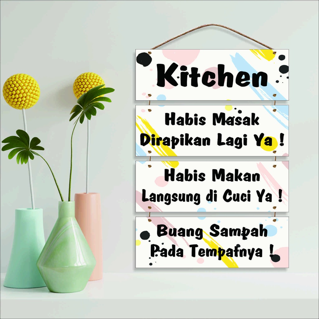 Pajangan Walldecor Hiasan Dinding Gantung Hiasan Dinding Rumah Ruang Dapur C200