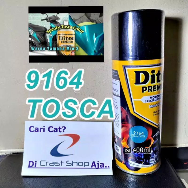 Cat Pilox Diton Premium 9164 Sporty Tosca Toska Hijau Biru 400cc pilok sepeda motor mobil helm bodi