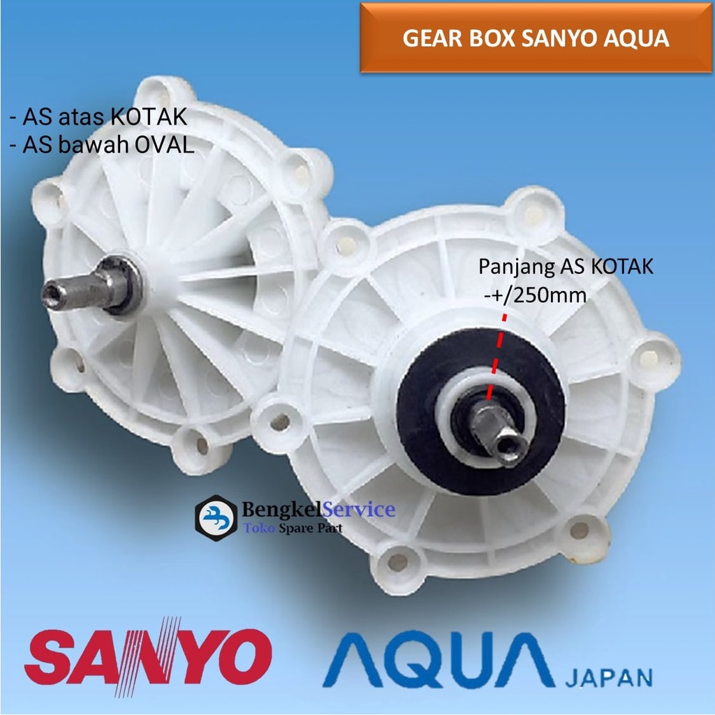 Gear box Gear bok Gearbox Gearbok Set Mesin Cuci Sanyo Aqua 2 tabung