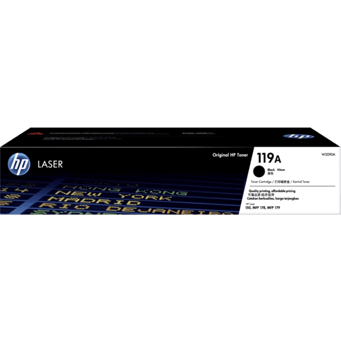 Toner HP 1 Set 119A ( Bk, C, M, Y ) Original LaserJet Cartridge - HP 150A 150NW 178NW 179FNW