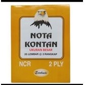Buku Nota Kontan Besar 2 ply / Nota Tindes Tanpa Karbon