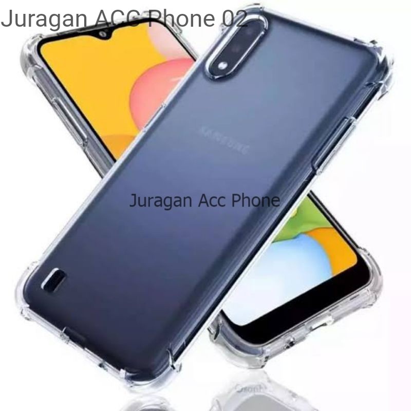 Soft Case Bening Anti Crack Samsung Galaxy A01 / M01 Casing Silikon Anti Crack Samsung A01 Terbaik