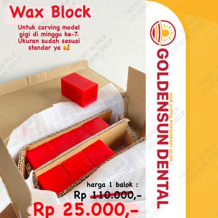 Yafi | Dental Carving Wax Block Lilin Nalam Bahan Ukir Model Gigi Standar Fkg