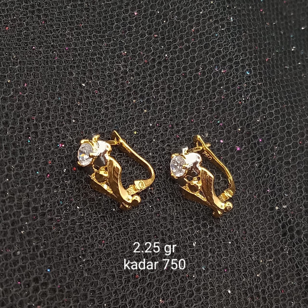 Anting Emas 17K - 2.25 gr Kadar 750 - 494