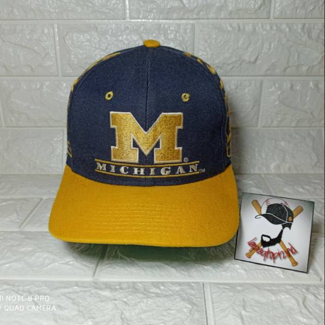 TOPI VINTAGE MICHIGAN SECOND IMPORT