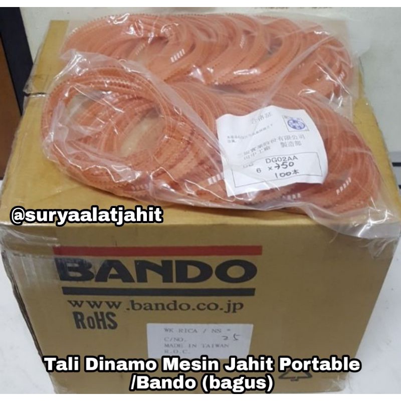 Tali Dinamo Bando (m350) terbagus Mesin Portable =rp.24.000/1pcs