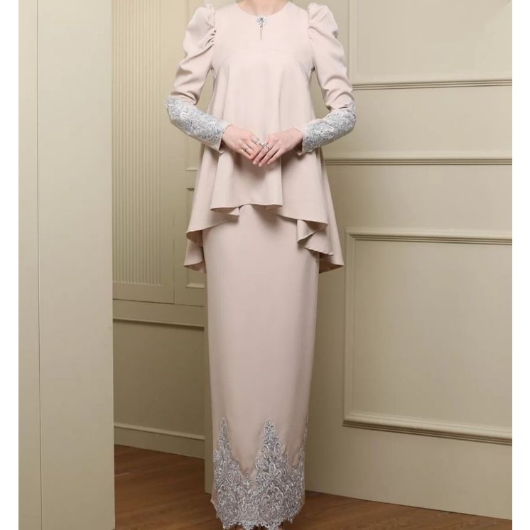 Vini One set /Baju muslimah/ baju pesta/baju akad/baju tunangan