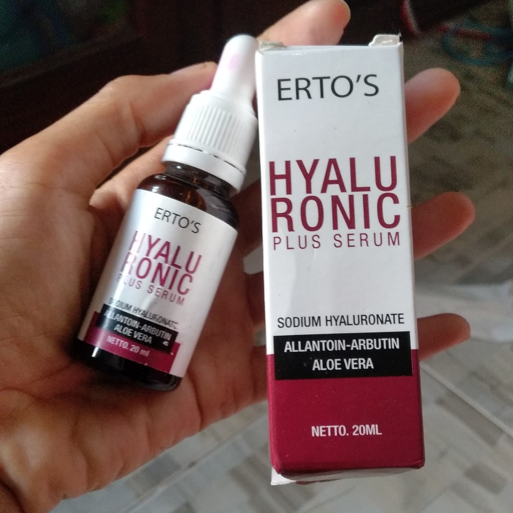 [ORI] Serum Wajah Anti Penuaan Dini dengan Hyaluronic Acid Plus Aloevera Hydrating Whitening dan Anti Aging - BPOM 20 ML