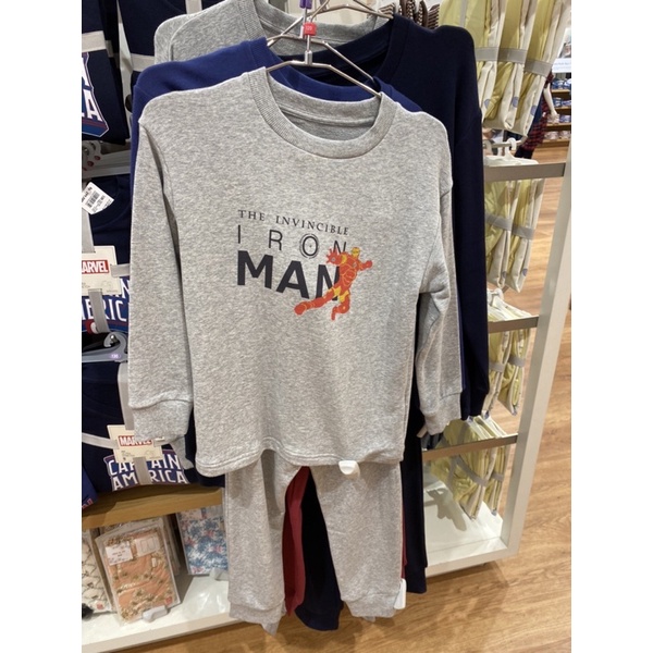 SET SWEAT ULTRA STRETCH PJG MARVEL ESSENTIALS KIDS - UNIQLO