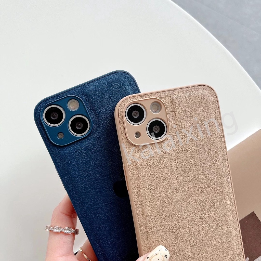 Casing Case Pelindung Cover Belakang Bahan Silikon Untuk iPhone 13 Pro Max 12Pro 7Plus 8Plus