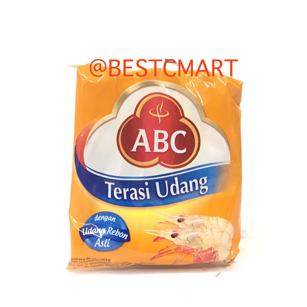 

ABC TERASI UDANG 84 GR (20 SACHET @ 4.2 GR)