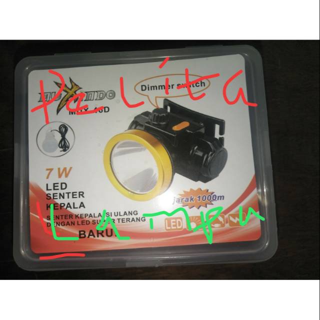 jual lampu senter kepala terbaru Muxindo
