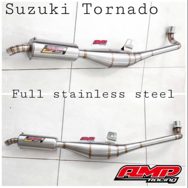 Knalpot Suzuki Tornado - Knalpot tornado full stainless