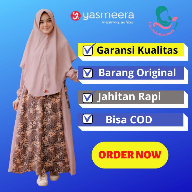 Cuci Gudang Sale!! Yasmeera - Ayudisa Dress Gamis Motif Batik Cantik Busui Anti Kusut LDlNwSeqX8qM