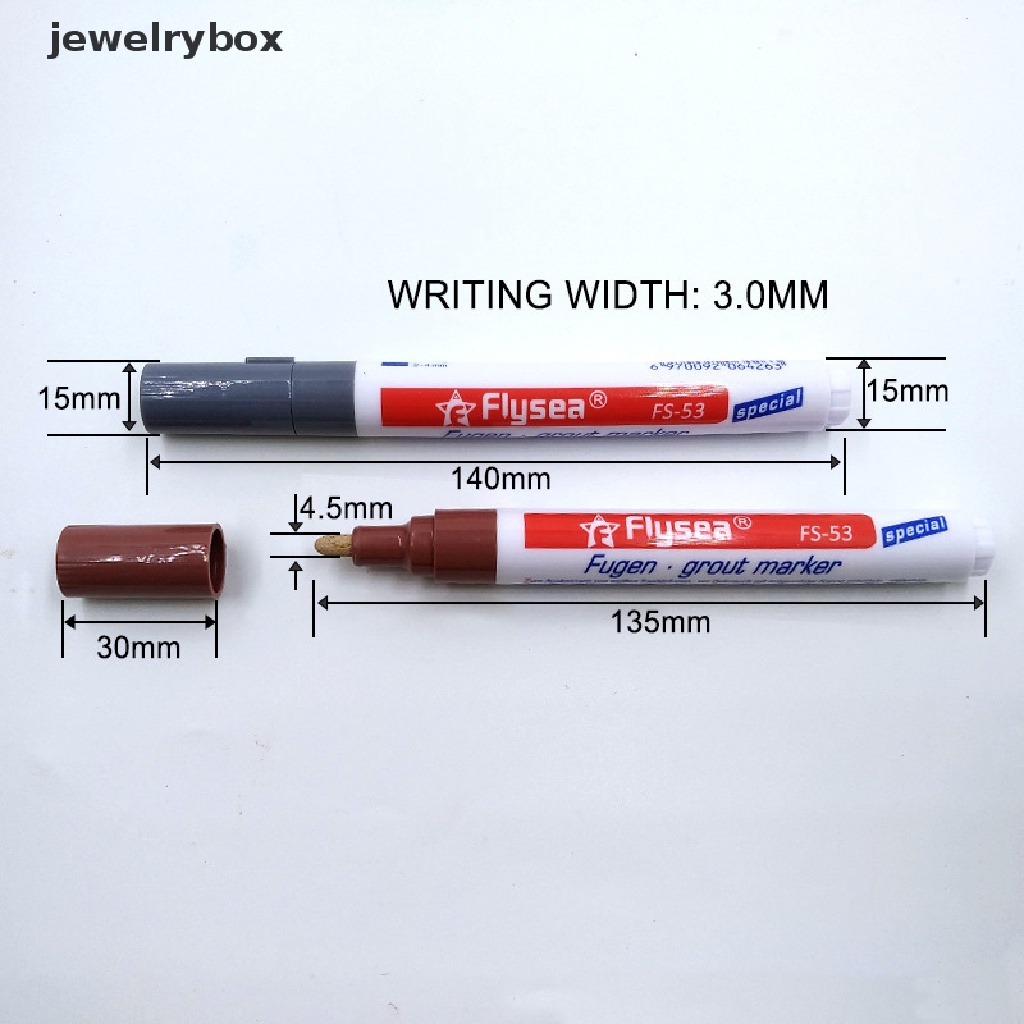 (jewelrybox) Refill / Isi Ulang Pena Warna Putih Untuk Reparasi Ubin / Gap / Porselen / Kamar Mandi