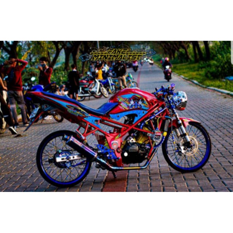 pemanis rangka cb150r new dan old