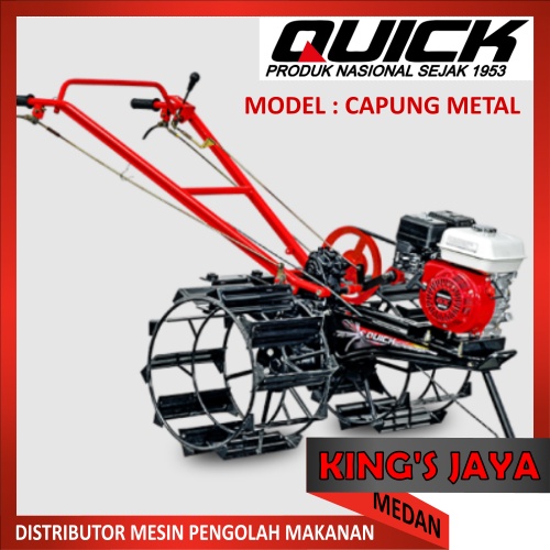 Mesin Traktor Sawah QUICK - HONDA GP200 Model Capung Metal