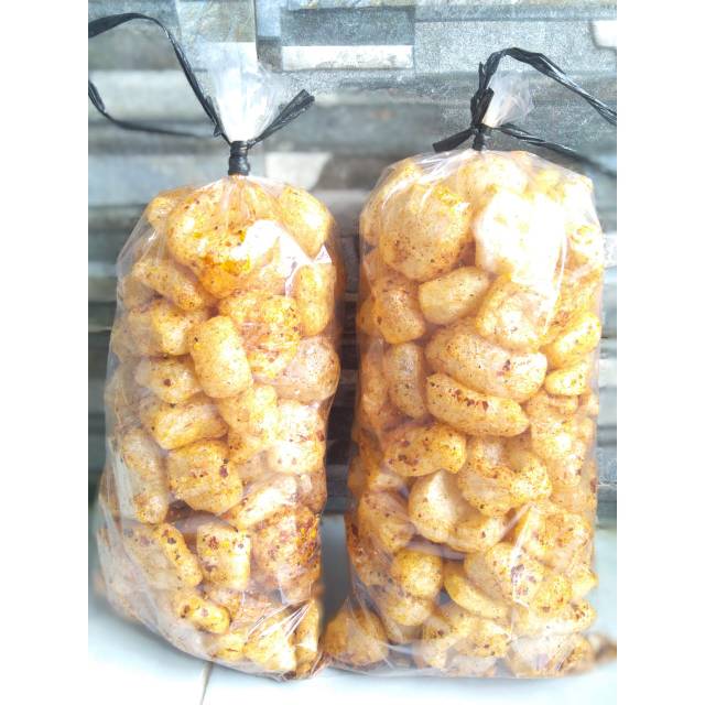 

Dorokdok / kerupuk kulit asli sapi renyah rasa pedas jeruk 150gr