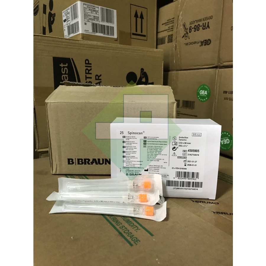 Spinocan 25G 26G 27G BBraun / BBraun 1 BOX isi 25'S