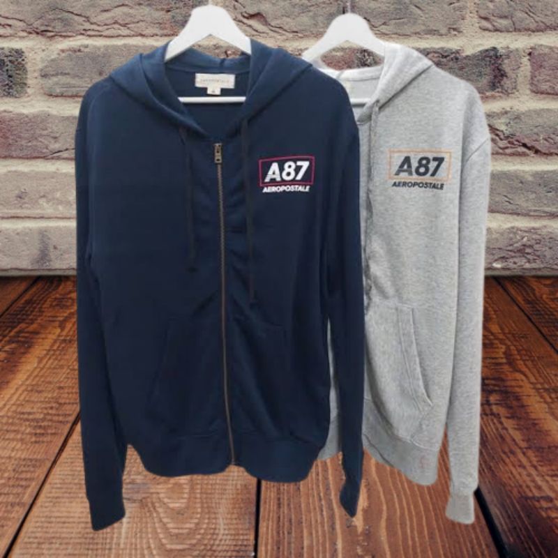 Jaket Aeropostale Cowok Full Zip