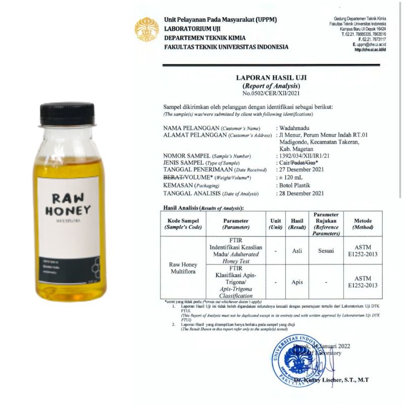 

madu tanpa pemanasan murni | asli | tanpa pengawet 120gr