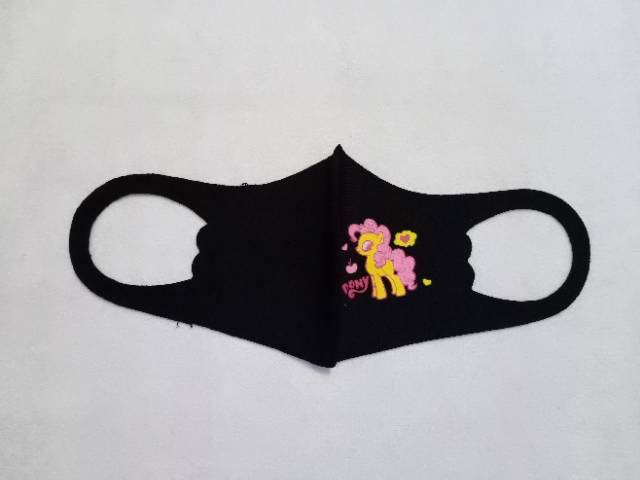 MASKER ANAK KAIN SCUBA MOTIF LITTLE PONY BAHAN PREMIUM KUALITAS BAGUS