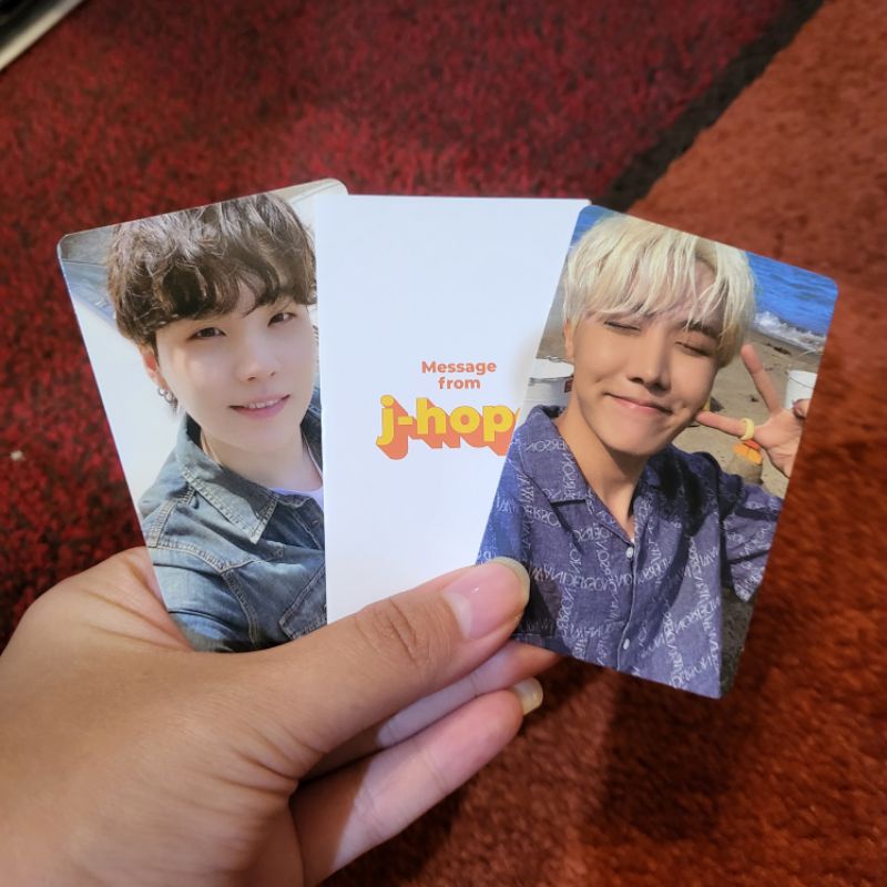 BTS Official Album Photocard Butter & Weverse POB - Yoongi / Suga PC