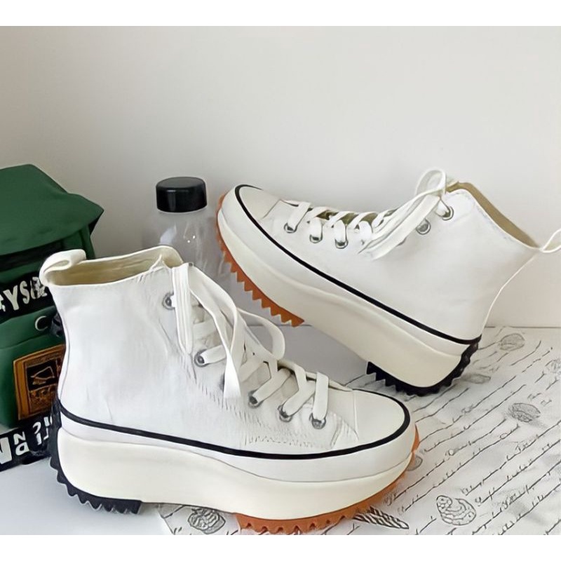 [COD!] Sneaker Dewasa wanita Import MONTANA Sol Tinggi | Sepatu Dupe Conv*rse x JW | Sepatu Import Murah | Sepatu Fashion Korea | Sepatu Hits | Sepatu trend | Sepatu Tinggi