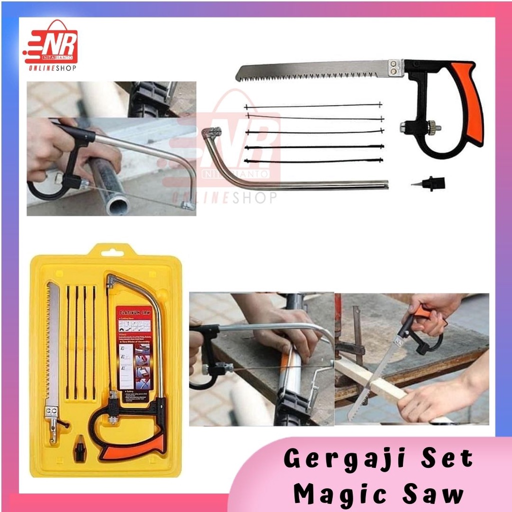 Magic saw Gergaji set multifungsi Gergaji set pemotong kayu besi