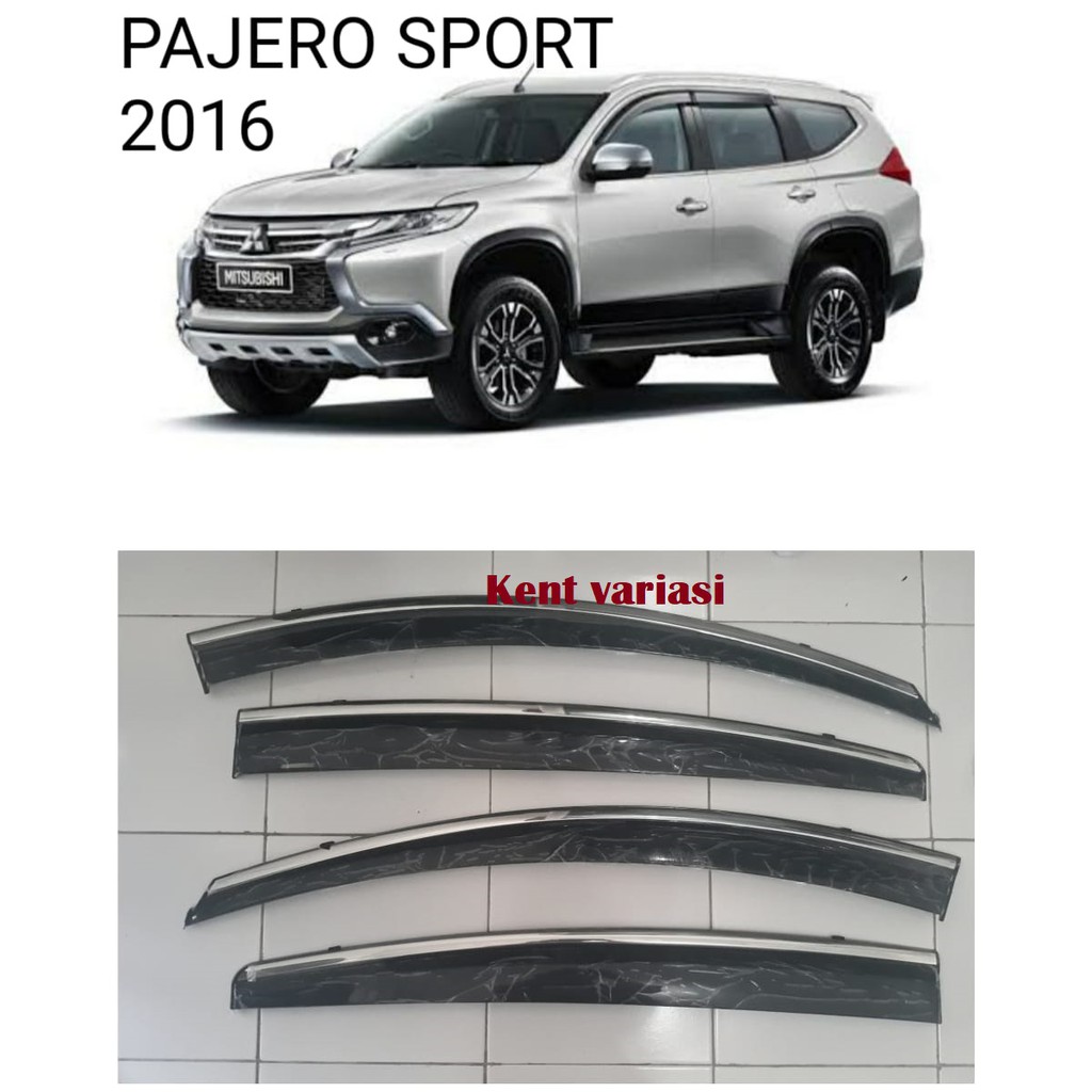 Talang Air Injection List Chrome Mitsubishi Pajero Sport 2016