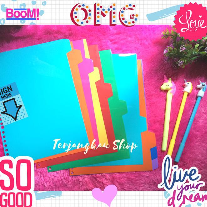

Pembatas Binder / File 20 Ring (Isi 10 Lembar) Kode 1