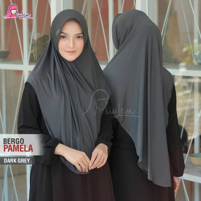 Jilbab Instant Dewasa Bergo Pamela Bahan Jersey Terbaru Termurah / Alody's Collection