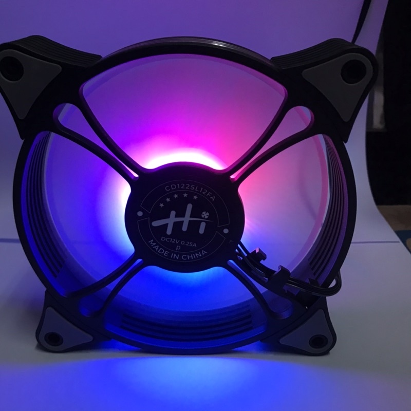 FAN Casing X6 RGB LED RAINBOW bisa berubah warna Dinamic