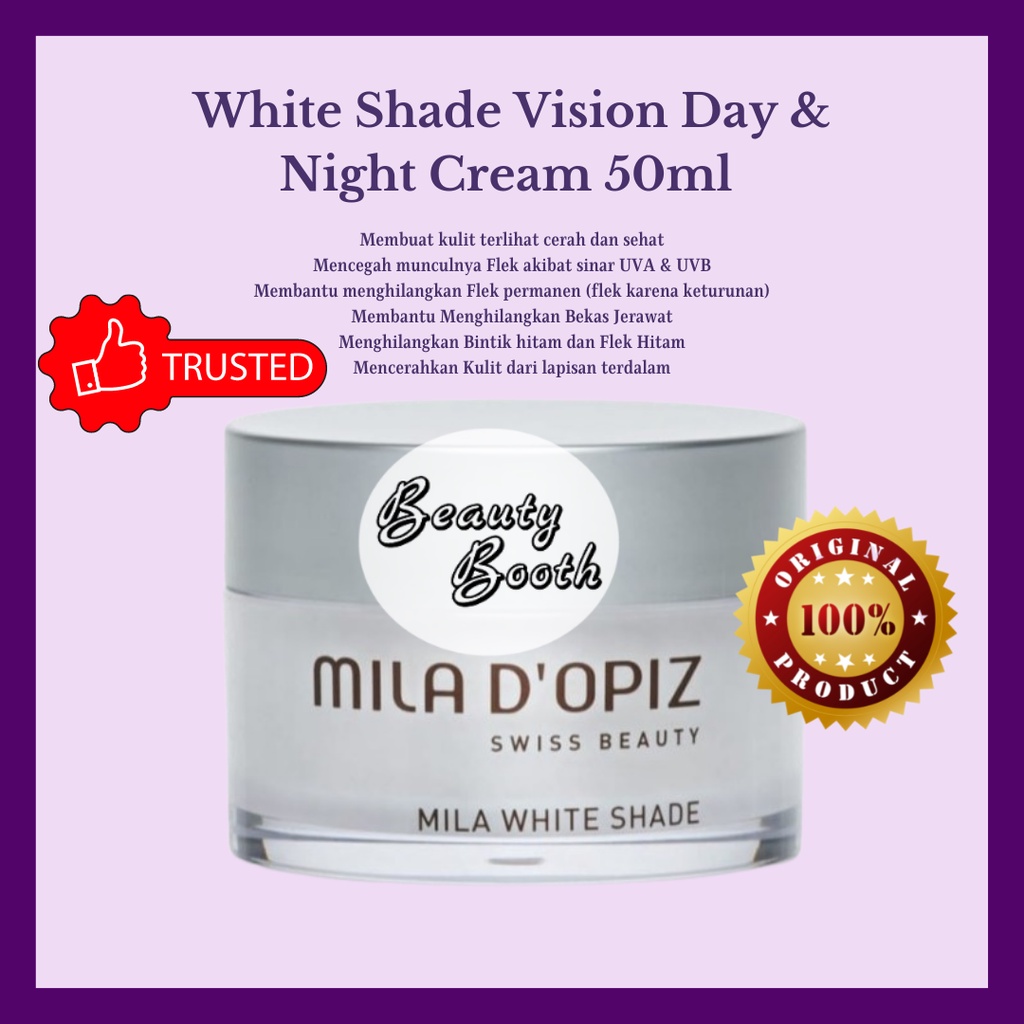 MILA D'OPIZ Mila White Shade Vision Day &amp; Night Cream 50ml / MILADOPIZ WHITE SHADE DAY&amp;NIGHT