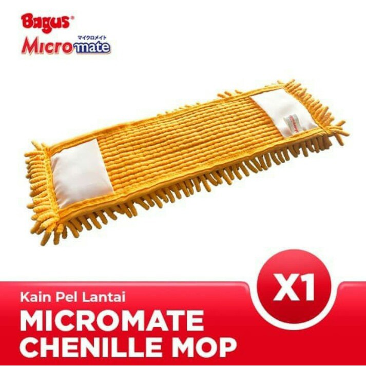 Refill Chenille Mop Alat Pel Kain Pel Lantai BAGUS Micromate 322