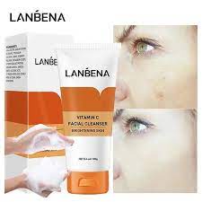 RADYSA -  LANBENA  Vitamin C Facial Cleanser Wash Brightning Skin/ Foam Pembersih Wajah Deep Cleaning Oil Control