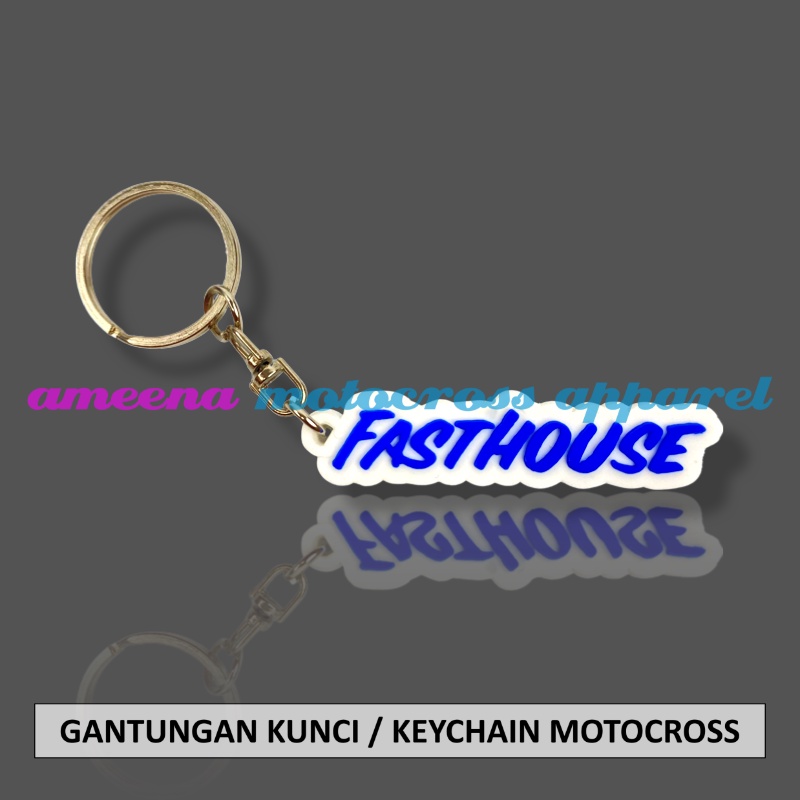 Gantungan Kunci Motocross - Keychain Trail MX - Gantungan Kunci Trabas - Keychain Enduro - Souvenir Trail - Keychain Souvenir - FH010