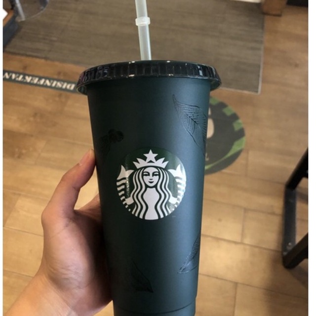 Starbucks Tumbler Ever Green Leaf Core Reusable Cup Confetti
