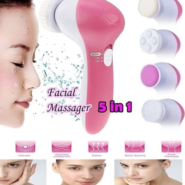 Trend-Alat Facial Wajah 5 in 1 / Face Beauty Care Massager 5 in 1