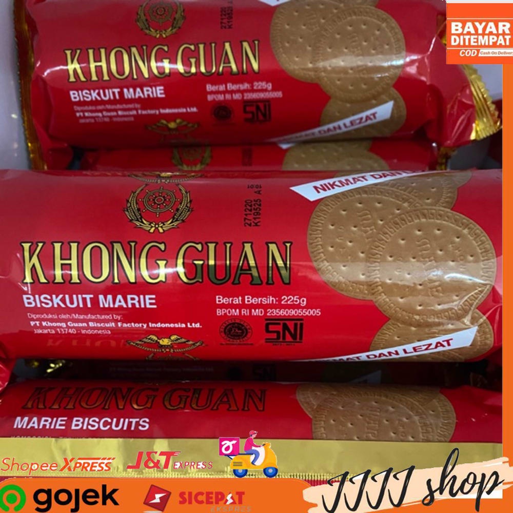 

Khong Guan Biskuit Marie Special Biscuit Susu Rasa Original Berat 225gr