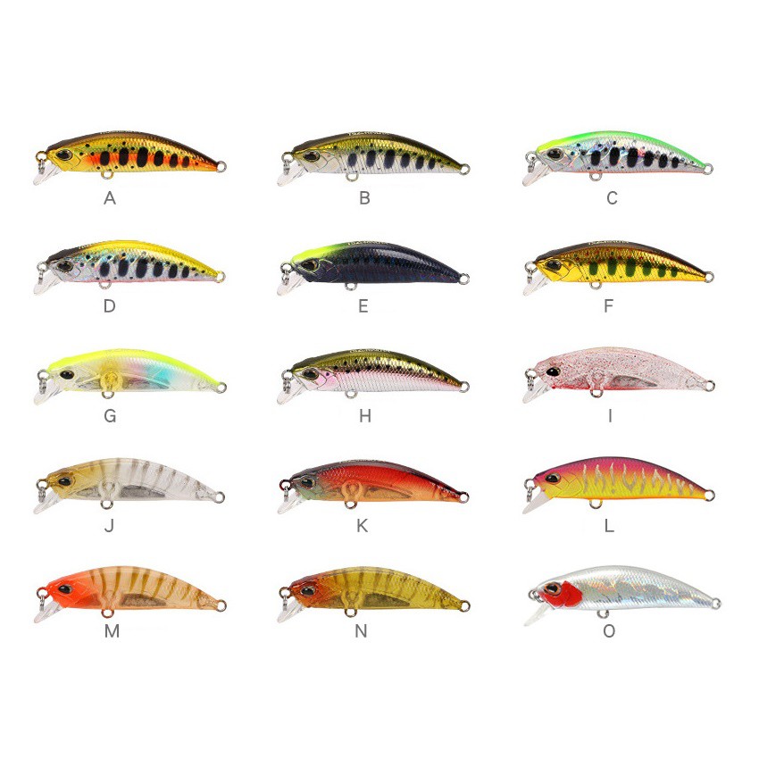 1Pcs Sinking Minnow Umpan Pancing 50mm 5g Fishing Lure Bentuk Ikan Kecil Kail Swimbait Bass Bait Wobbler